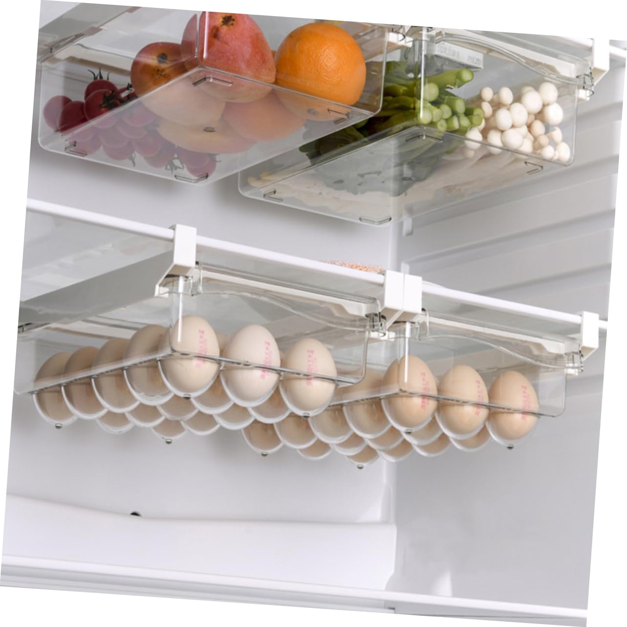 Organizador de Huevos para Refrigerador, Caja de 15 Huevos Abs Pet | Gran Capacidad, Almacenamiento para Cocina y Nevera, Ayuda a Evitar Golpes y Roturas