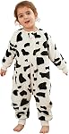 MICHLEY Sac de couchage bébé avec jambes manches longues Portable sac de couchage pour les garçons filles 3-4T, Petit lapin, bébé en bas de gamme, 9 Months-6T, Conceptions animales, Flanelle, Lave-linge en machine