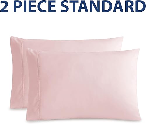 Miniatura 2 de Cathay Home Hospitality - Juego de fundas de almohada estándar de 2 piezas, colección Hotel, individual, individual XL, matrimonial, Queen,