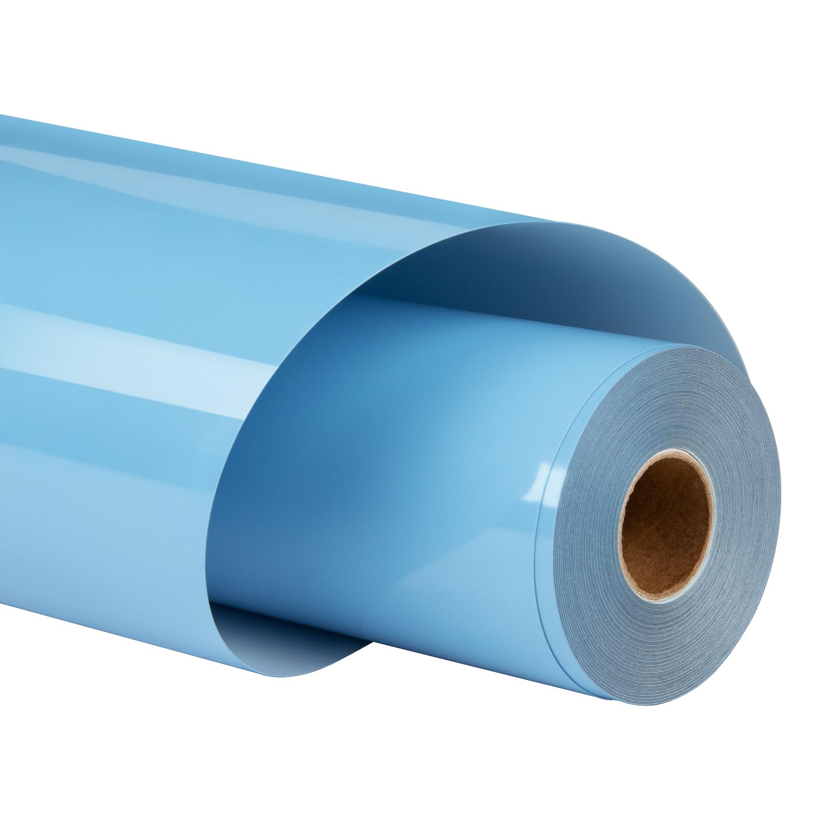 HTVRONT Sky Blue HTV Vinyl Heat Transfer Rolls, 12" x 30ft Sky Blue HTV | Blue Iron On Vinyl for T-Shirts, Htv Vinyl Easy Cut &amp; Weed