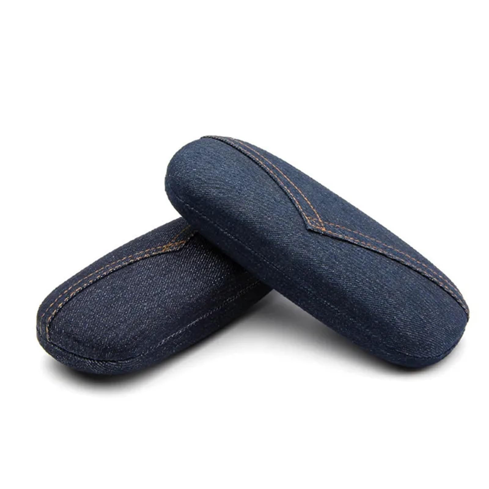 2 pezzi di occhiali da vista in denim, sole, custodia rigida, donna, protettivi, scatola immagazzinaggio Per Occhiali