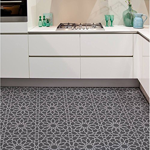 Moroccan Magic Tile Stencil – Moroccan Cement Tile Stencils for Painting Tiles - Reusable Tile Stencils for Home Makeover - Paint Your Old Tile and Save - Floor Stencils for Painting (Small 12