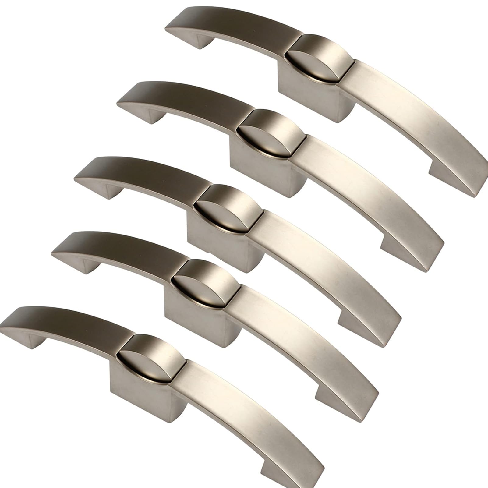 Poignée de verrouillage 128 mm FOTN nickel nacré, quincaillerie haut de gamme de bateau