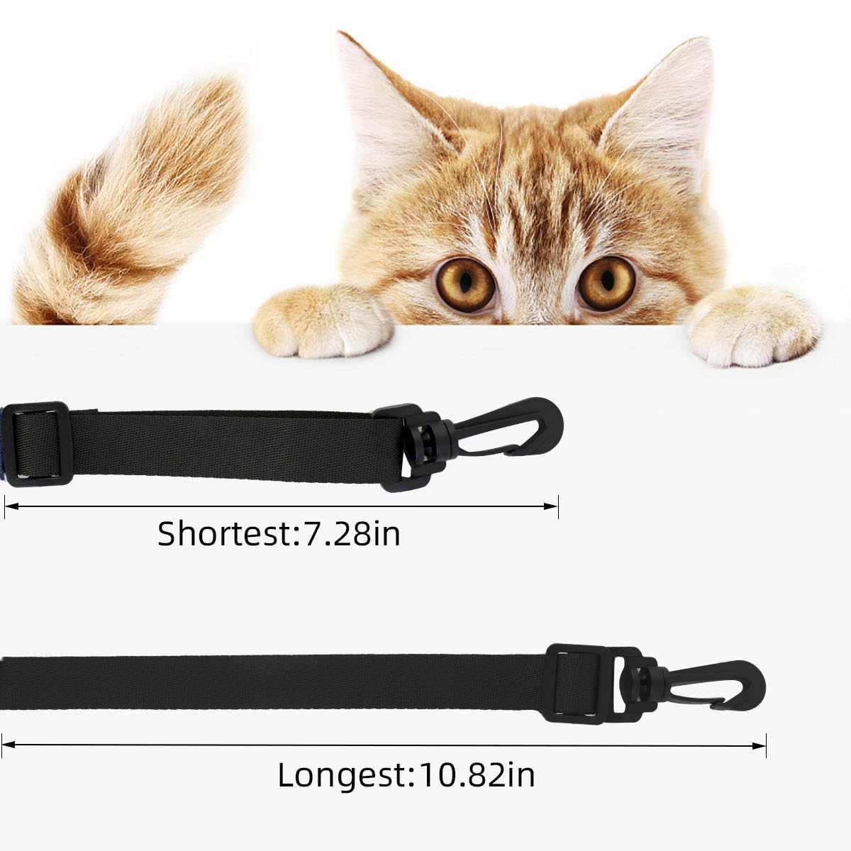 Hamaca para mascotas para jaula reversible para gatos, cama colgante suave para hurón, gatito, cachorros, gatos, perros pequeños, conejos y animales pequeños, hamaca de doble cara para mascotas con 6