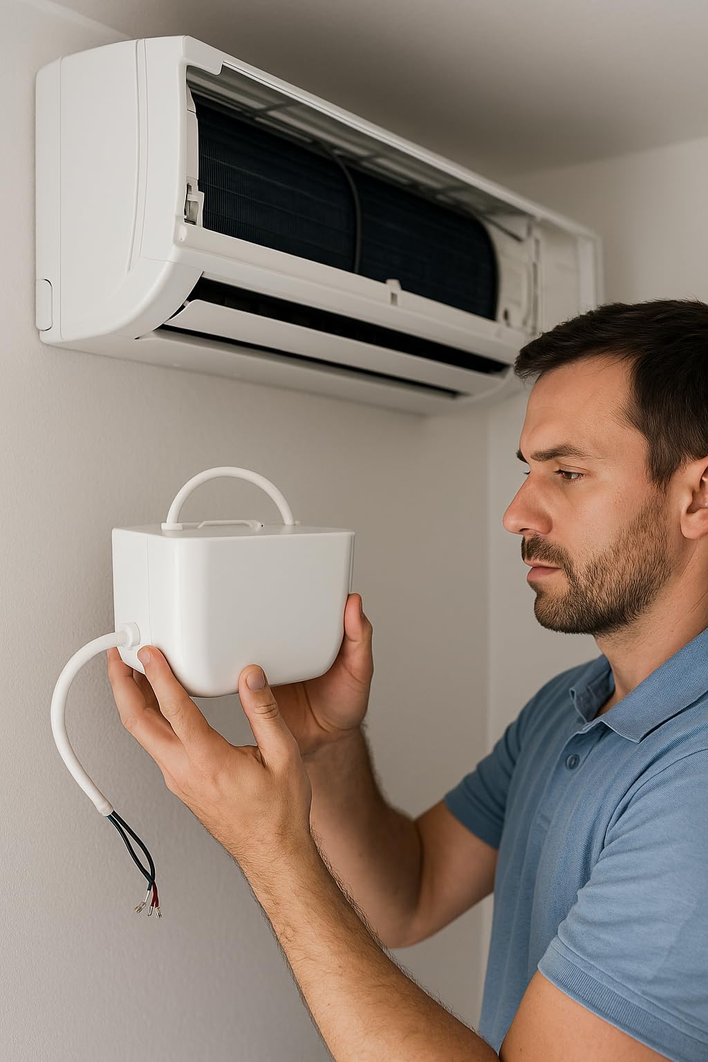 Recamania Pompa di condensa per condizionatore d'aria silenziosa ed efficiente, ideale per casa e lavoro