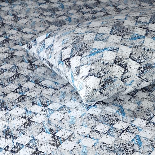 Image of Bedsheet Set | GOTS Certified 100% Organic Cotton Percale | 200 TC | Breathable & Skin-Friendly (King, Flint)