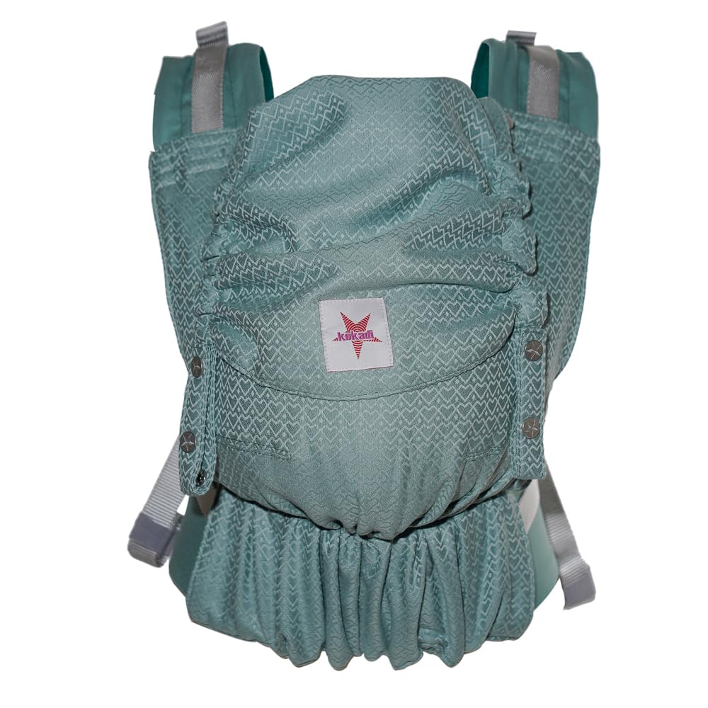 KOKADI® Portabebés ergonómico para recién nacidos a partir de nacimiento, hasta 15 kg, con capacidad de crecimiento para la espalda, portabebés