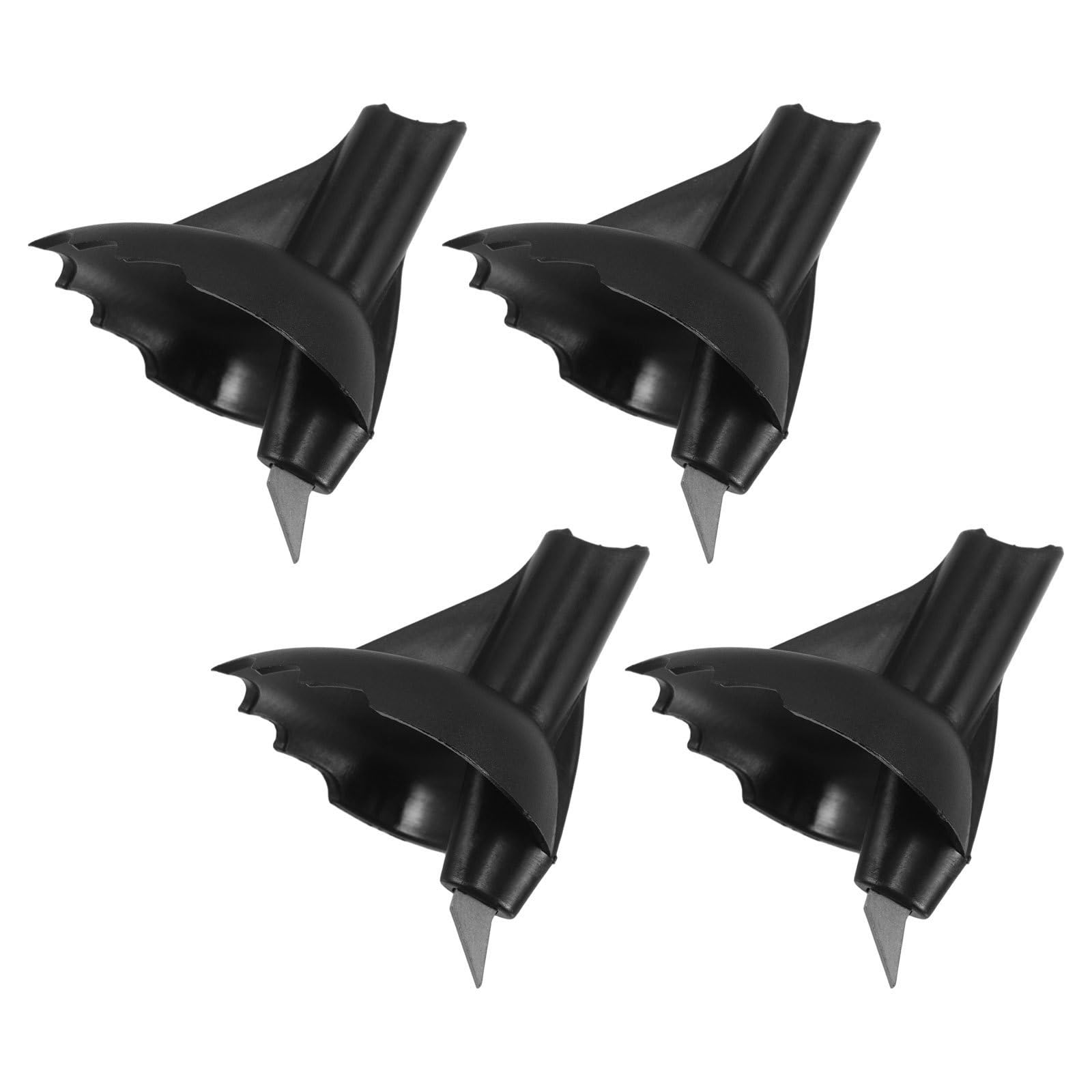 4 Pezzi Punte per Bastoncini da Trekking in Tungsteno Nero