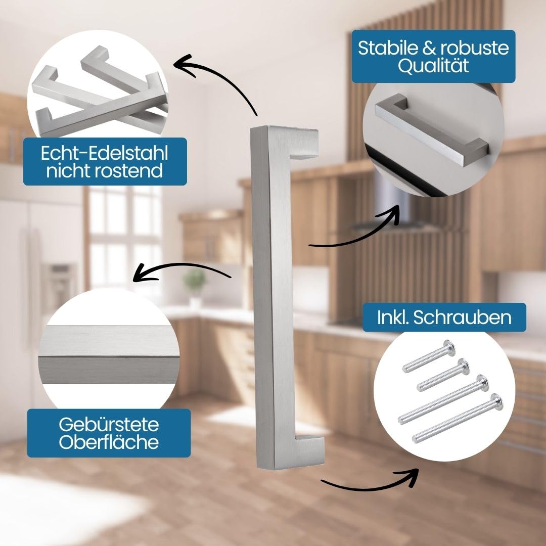 Stahlia Meubelgrepen roestvrij staal 320 mm gatafstand (5 stuks