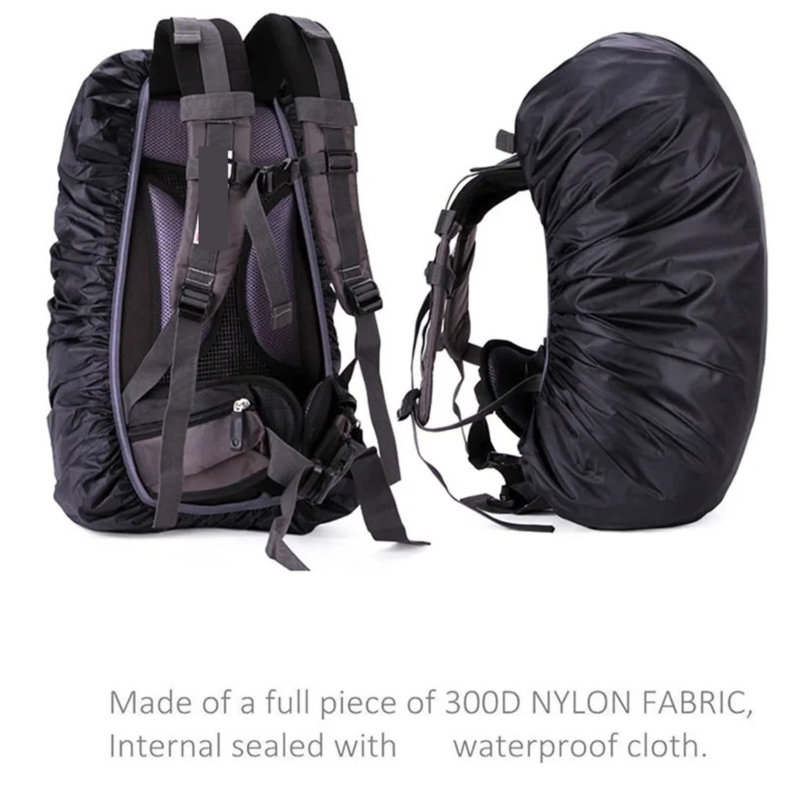 Copri Zaino Impermeabile Protettivo 2 Pezzi 35L 100L 120L Zaino Antipioggia Borse da Campeggio for Escursionismo