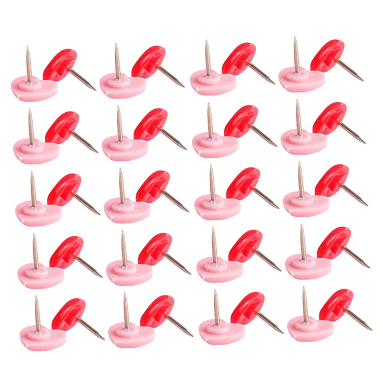 SHINEOFI Tachuelas De Corcho Forma De Corazón Multi-funcionales para Tableros De Anuncios Decoración De Paredes y Mapas Cajas