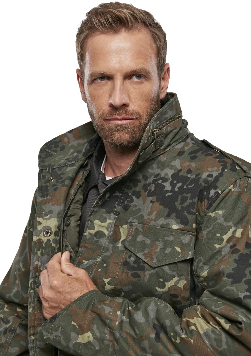 Brandit M65 standardowa kurtka outdoorowa parka M65 B-3108, Wielokolorowy (Flecktarn 14), 5XL