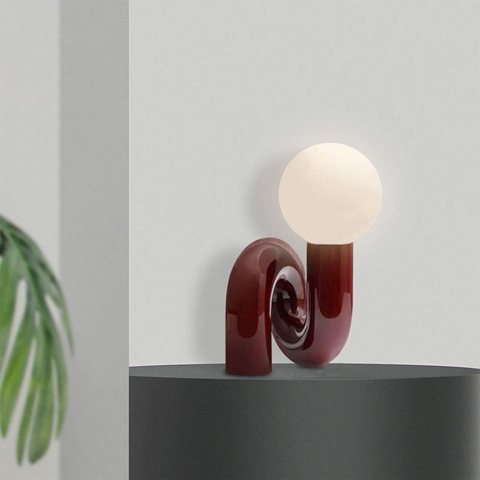 Lampa Do Czytania Lampa Biurkowa Lampy Biurkowe Do Sypialni Dzieci Czerwona Prosta Kreatywna Szklana Kula Lampa Stołowa Do Sypialni Pokój Dziecięcy Projektant Model Pokój Lampa Stołowa Lampa Sto