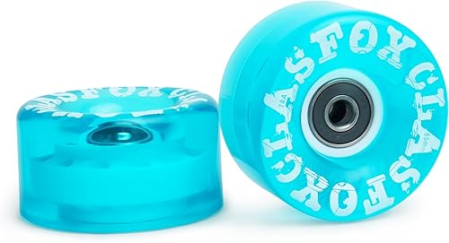 Miniatura 4 de 78A interior o exterior 2.559x1.378 in Quad ruedas de patines con rodamientos ABEC-9 8 piezas (azul)