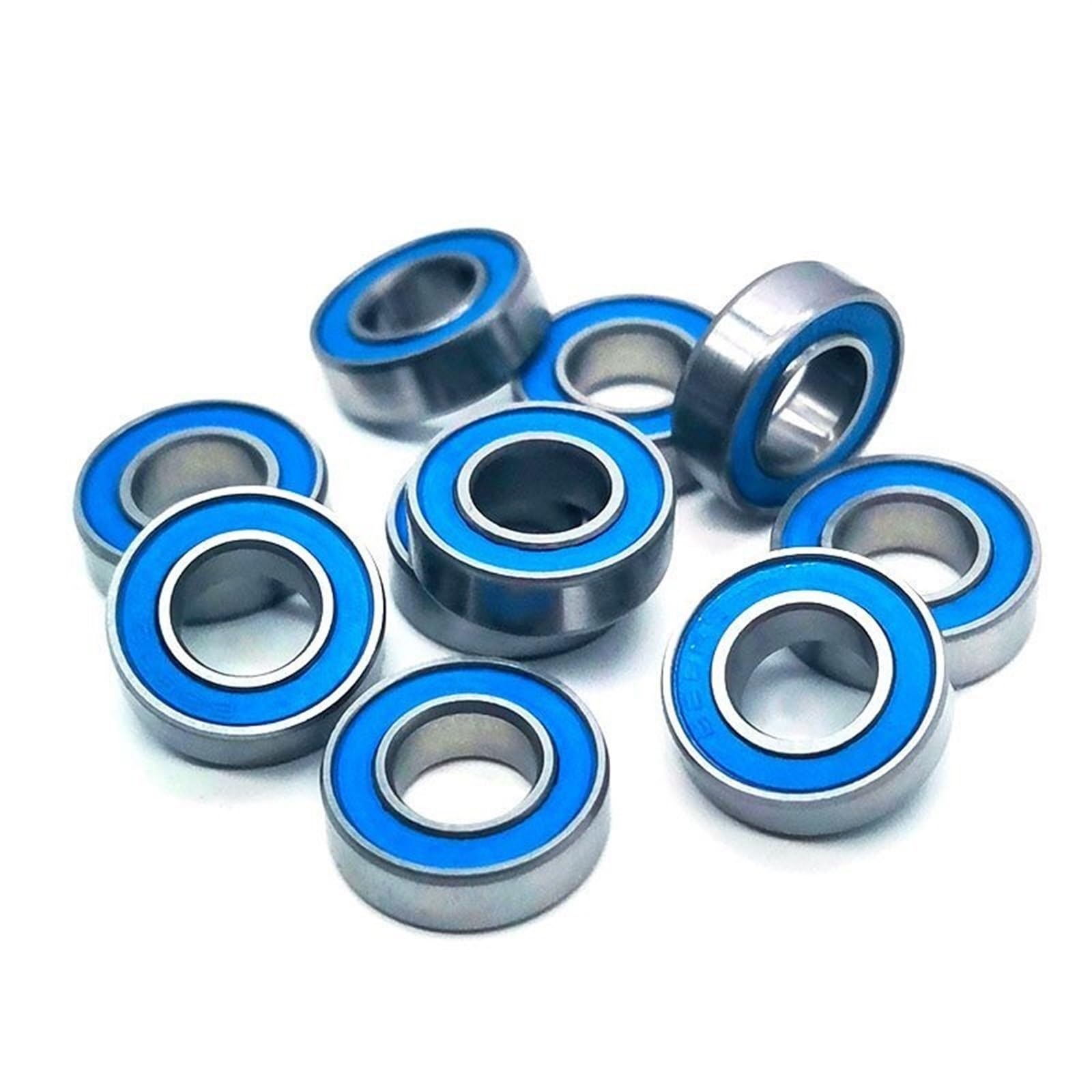 698 2RS Rodamientos Azul Sellado 8x19x6 Mm ABEC-7 698rs Eje Rodamiento De Bolas Selección De 6 Piezas