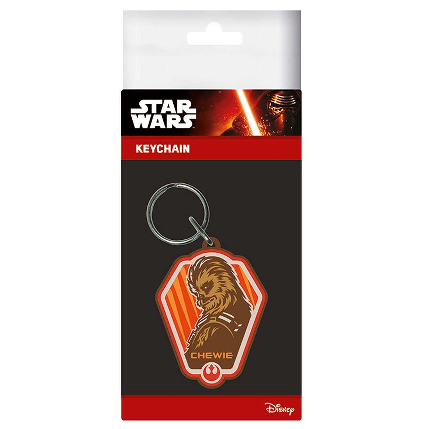 Pyramid International Star Wars Episode VII Chewie Rubber Keychain, Multi-Colour, 4.5 x 6 cm