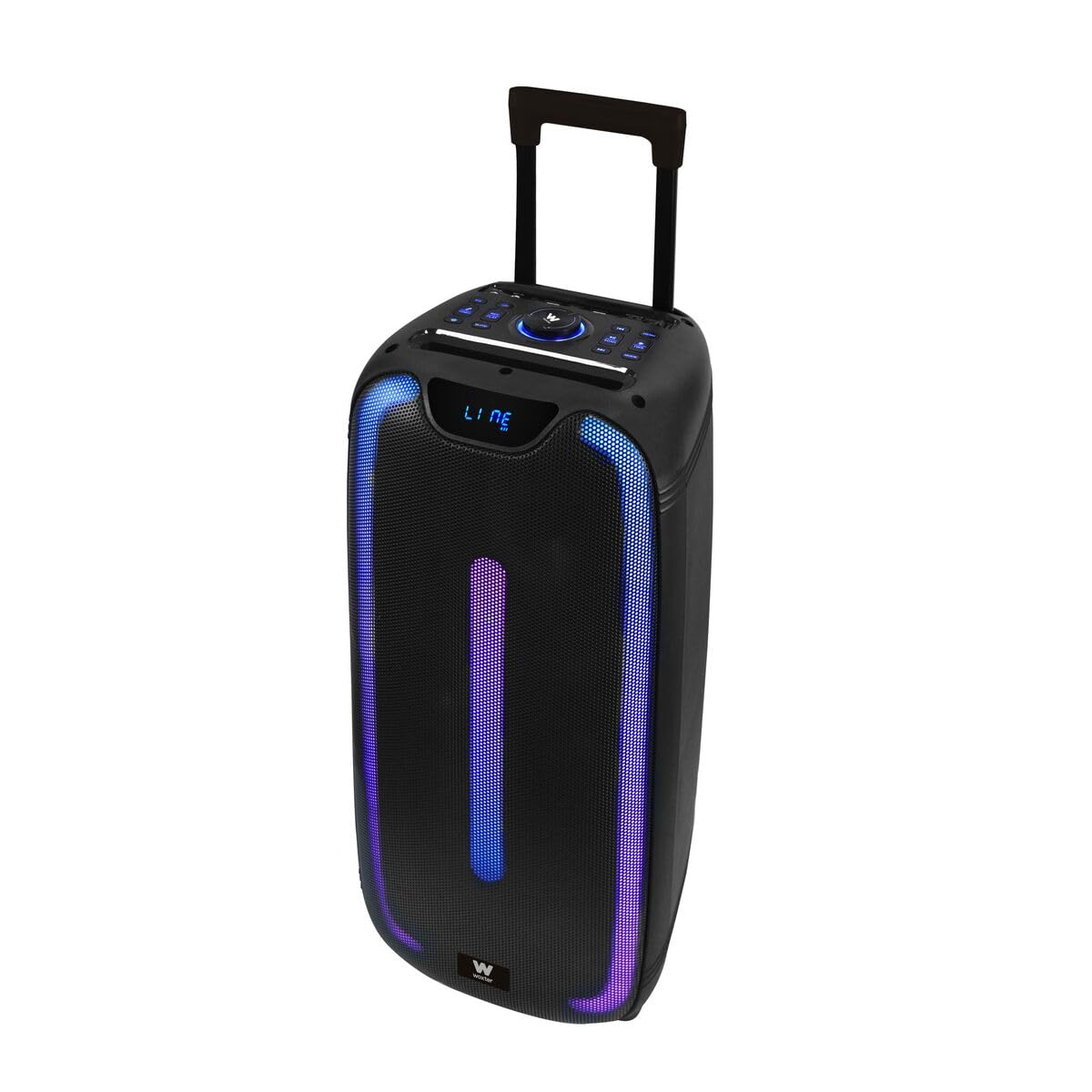 Woxter Rock'n'Roller ST – Trolley Bluetooth Speaker Rock'n'Roller ST, 100 W, 4.5 Ah Battery, Bluetooth, Aux, SD Memory Card, LED Display