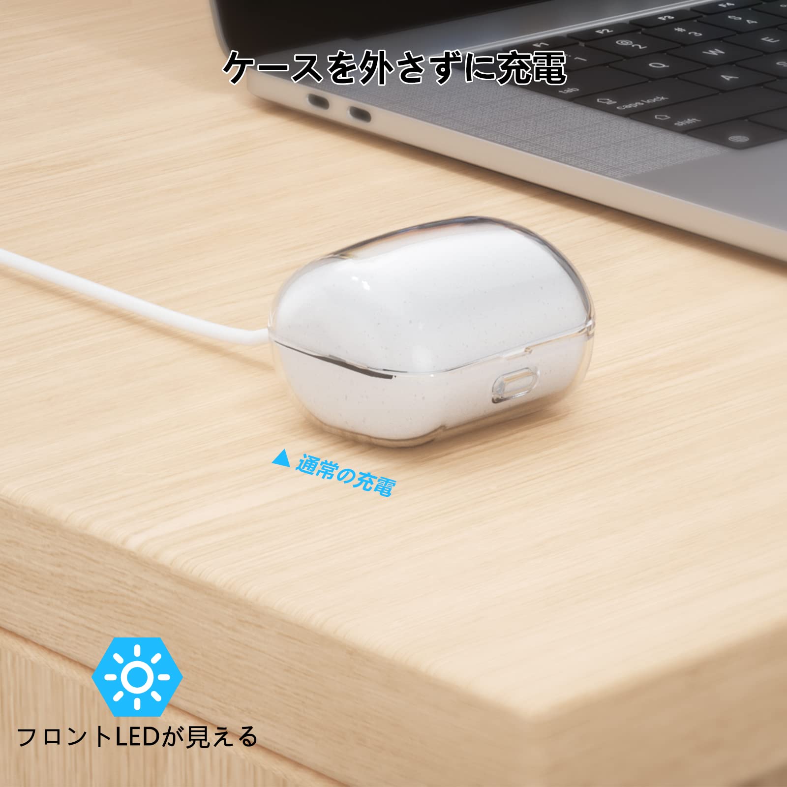 Amazon | Aircawin Sony LinkBuds WF-L900ケースクリア、Sony WF-L900