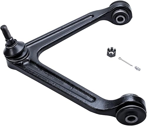 Miniatura 591 de Detroit Axle - Kit de brazos de control de extremo delantero RWD para Dodge Ram 03-06 2500 3500, 2 brazos de control superior con rótula 2 varillas