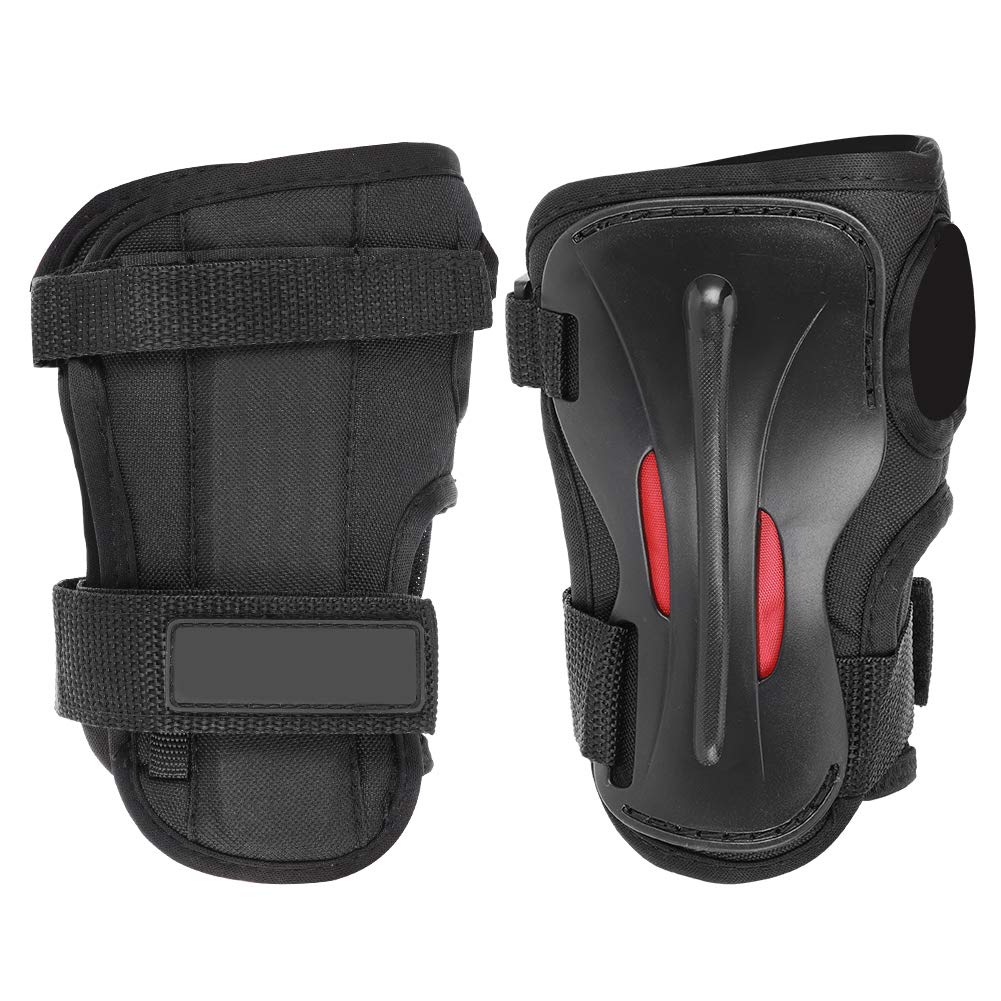 Alomejor Protège-poignets Réglables – Attelle Plastique, Absorption Chocs, Pour Ski, Snowboard, Skate, Roller (taille L)