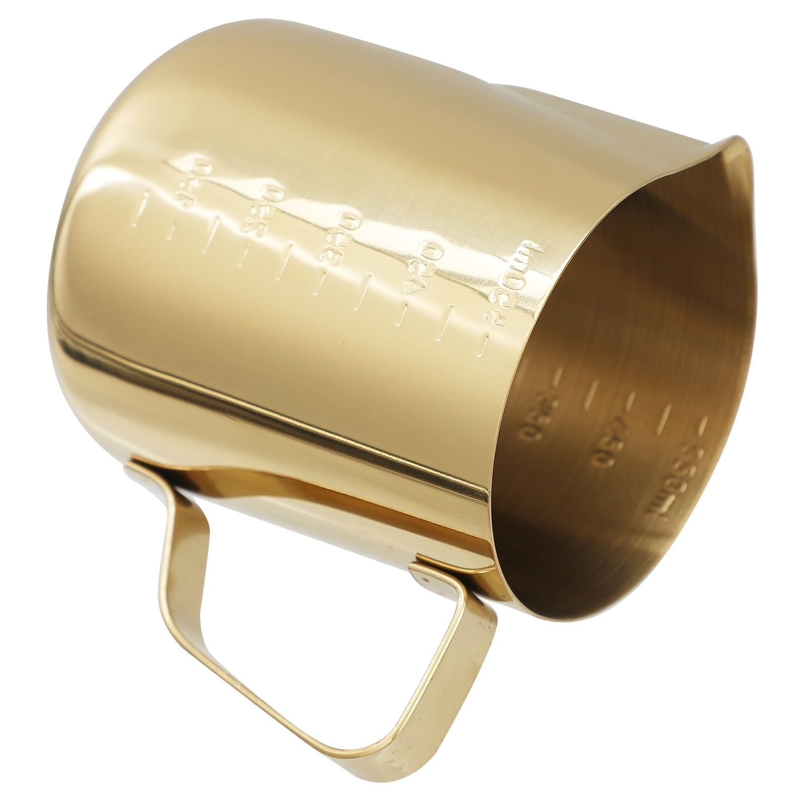 Taza de café concentrado, Espumador de leche graduado, tazas de café expreso, máquina de vapor, espuma de acero inoxidable, 2 uds. Para café