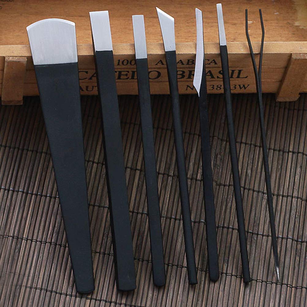 Lurrose 7pezzi Strumenti Professionali Per Pedicure Cura Delle Unghie Dei Piedi Rimozione Di Cuticole Morte e Secche Manicure Per Donne e Uomini