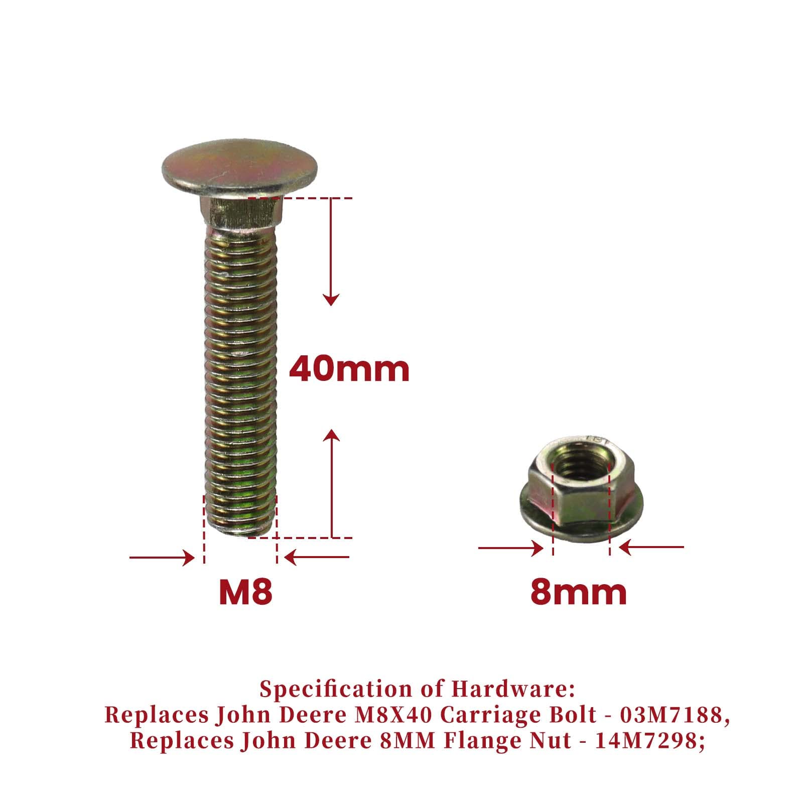 Phoenix Mfg. Reemplazo De Polea Tensora Plana De Diámetro Plano De 5 Pulgadas Para John Deere 106627 AM106627