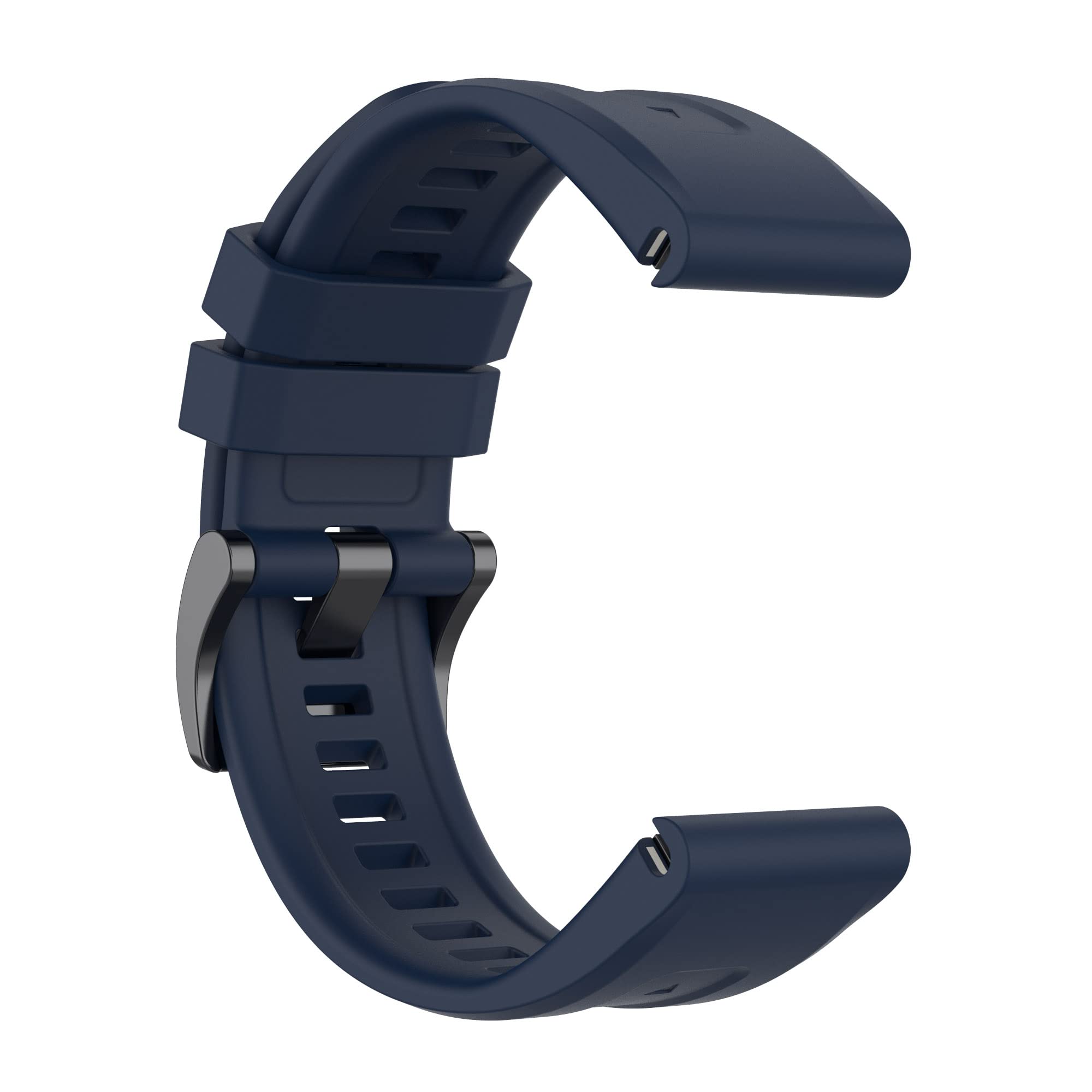 Bracelet de rechange en silicone souple pour Garmin Fenix 7S, 6S/5S, 7S Solar/Instinct 2S (bleu vert)