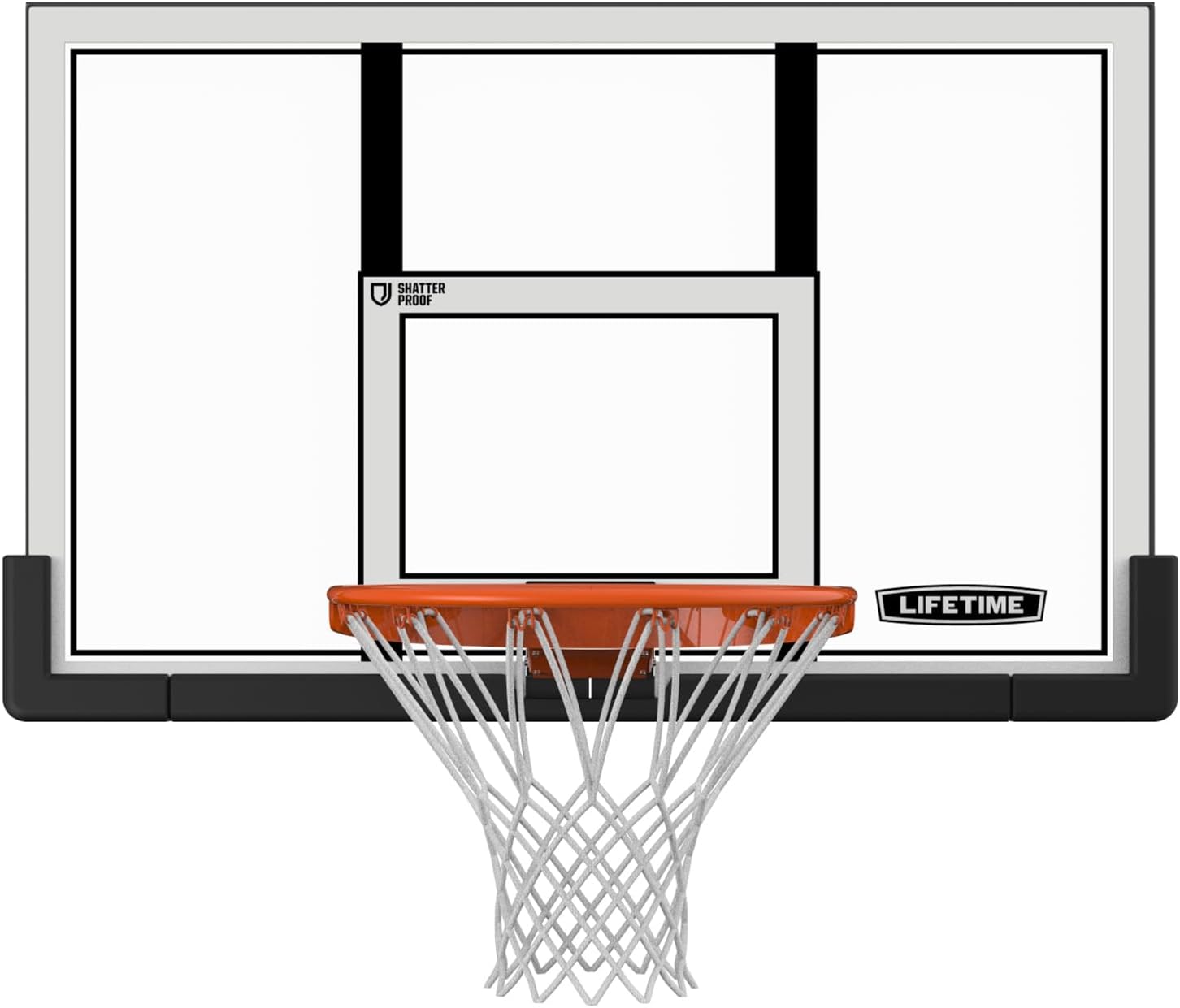 73729 48 in. Shatter Proof Backboard Rim Combo
