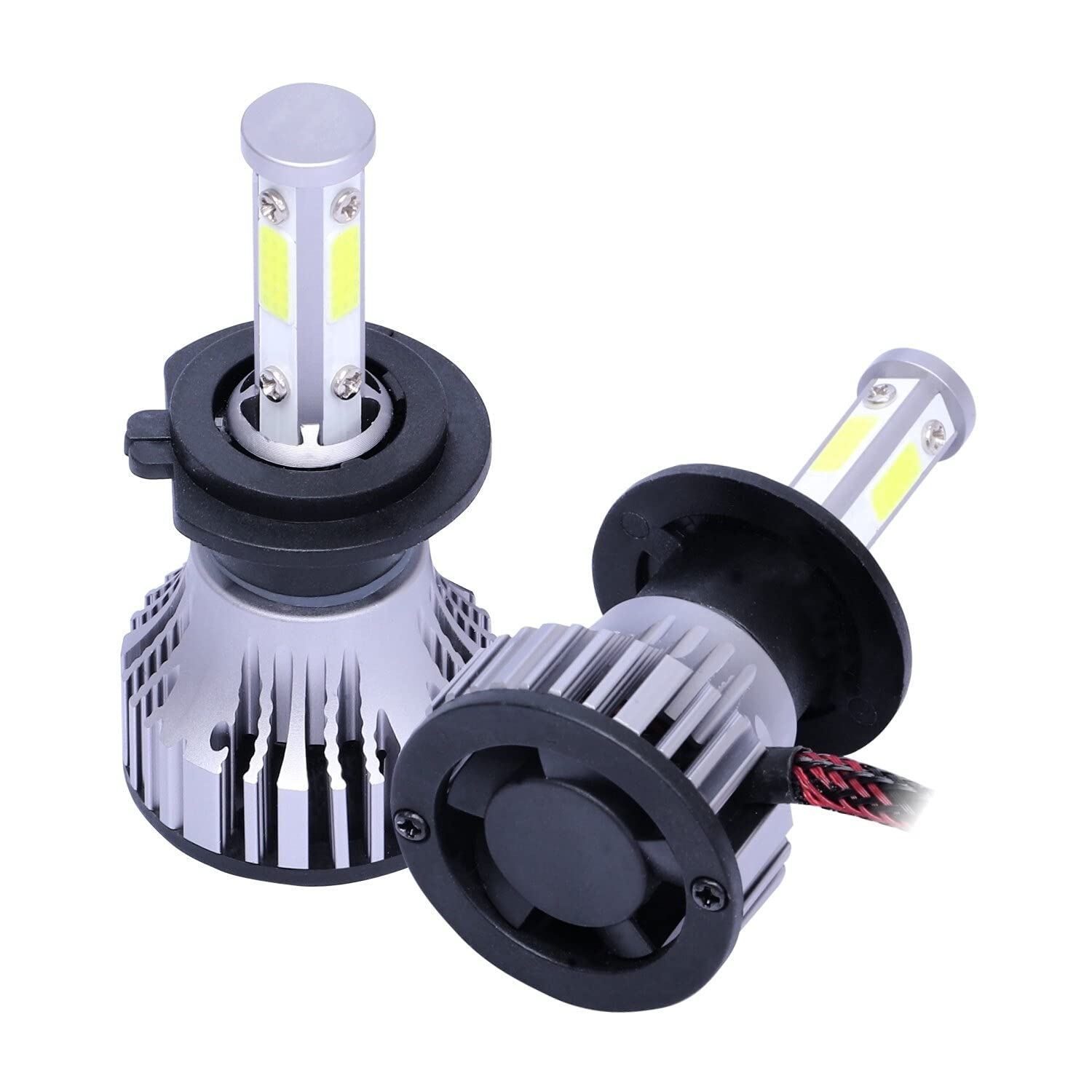 fari a LED 2 pz/Paia 52W 4-Side H4 H7 LED Auto Faro dell'automobile 16000LM 6500K Lampada H1 H3 9005 HB3 9006 9007 HB4 H8 H9 H11 H11 Bulbi di fendinebbia Lampadina a LED