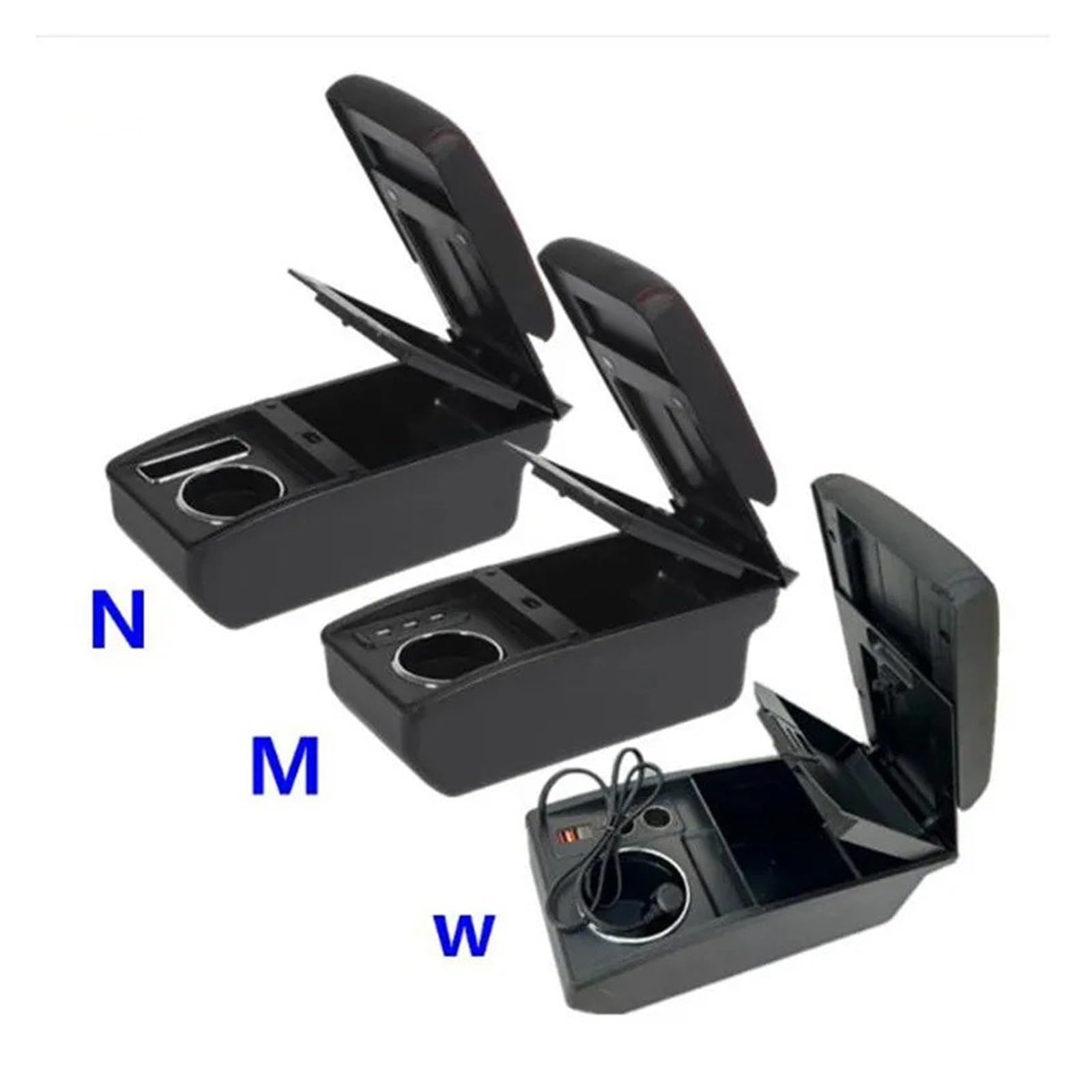 Per Seat Per Ibiza 6J 6L Scatola Portaoggetti Bracciolo Auto Doppio Strato