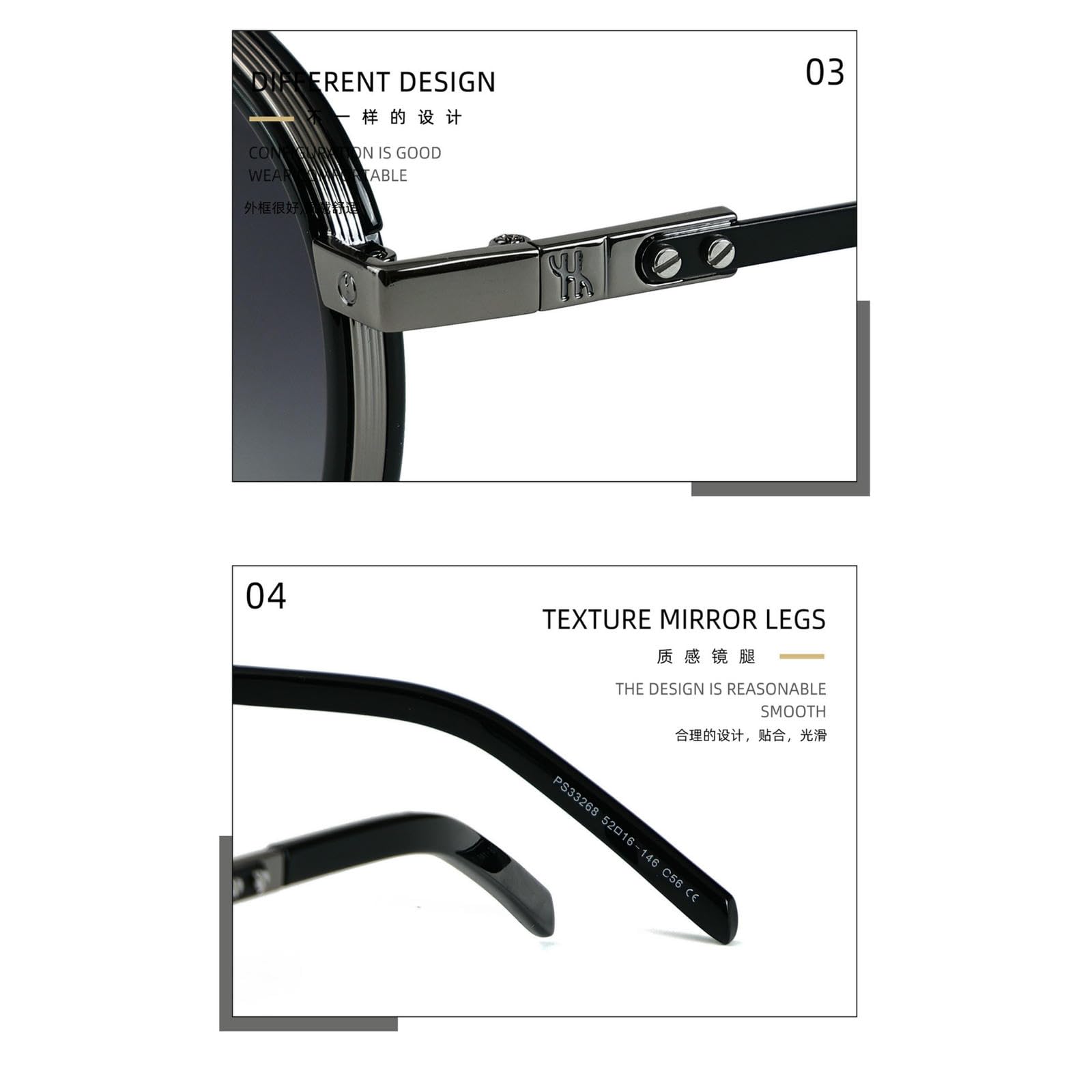 Sonnenbrille Damen Frauen Mode Kleiner Rahmen Straßenfotografie Outdoor Reisen Strand Sonnenbrille-c56 Schuss Grau