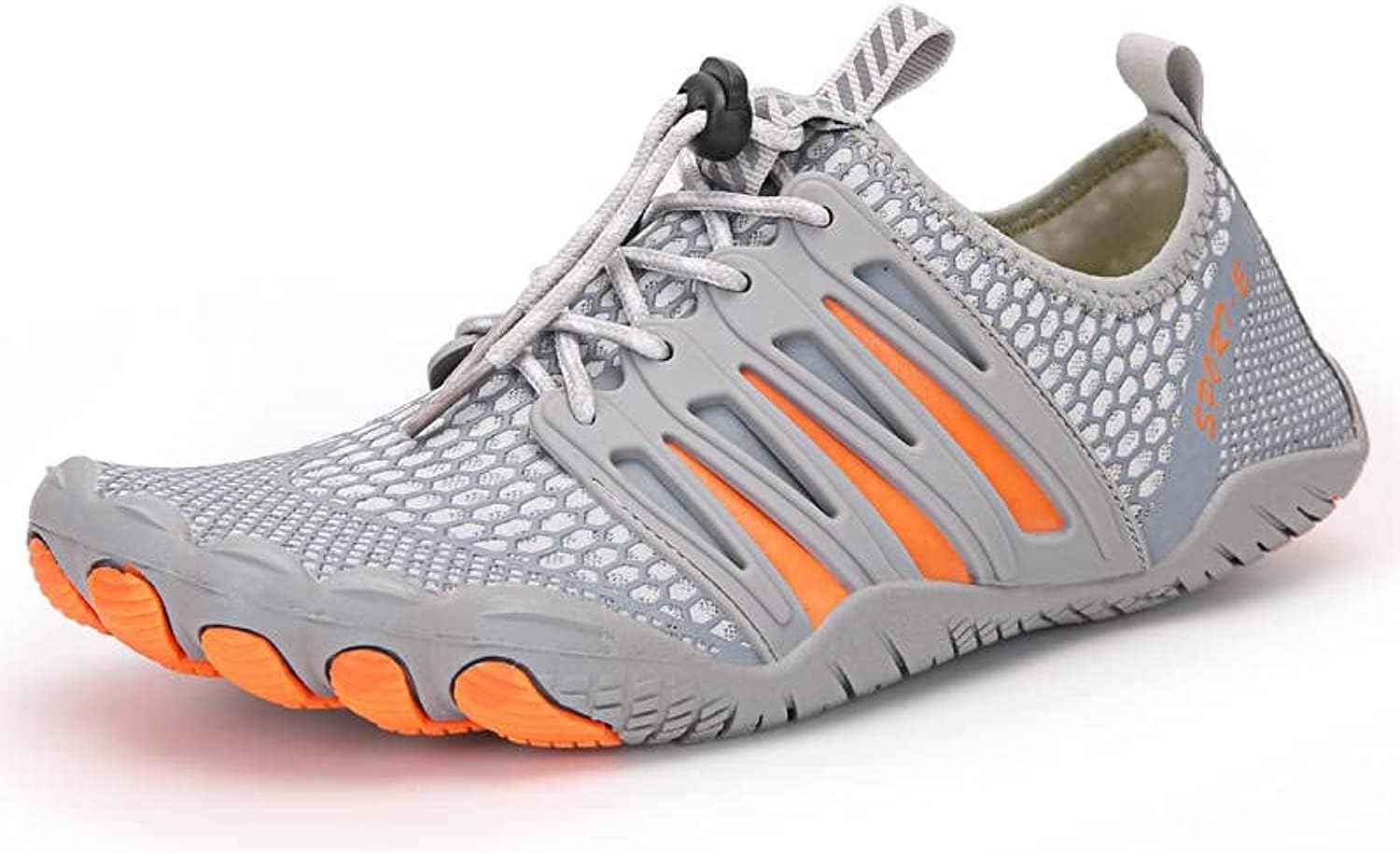 Unisex Water Shoes - Quick Dry Shoes - Ultralight with Anti Slip Sole - Elastic & Stretchy Fabric - Aqua Shoes for Beach, Pool, Swimming, Snorkeling, and Hiking