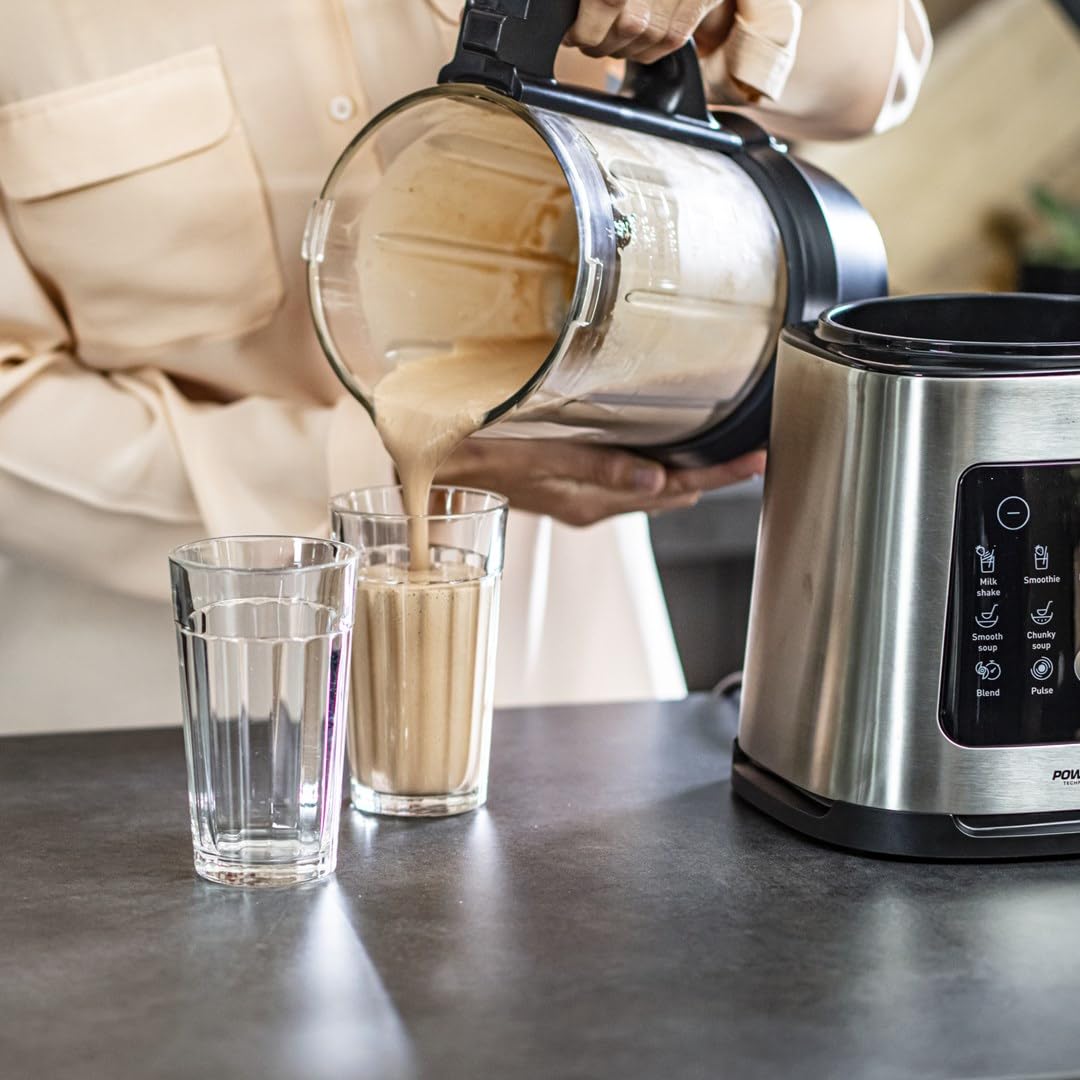 TEFAL BL83S Perfectmix Cook Blender, moc 1400W, technologia Powerlix, 10 automatycznych programów, gotowanie na parze, metalowy
