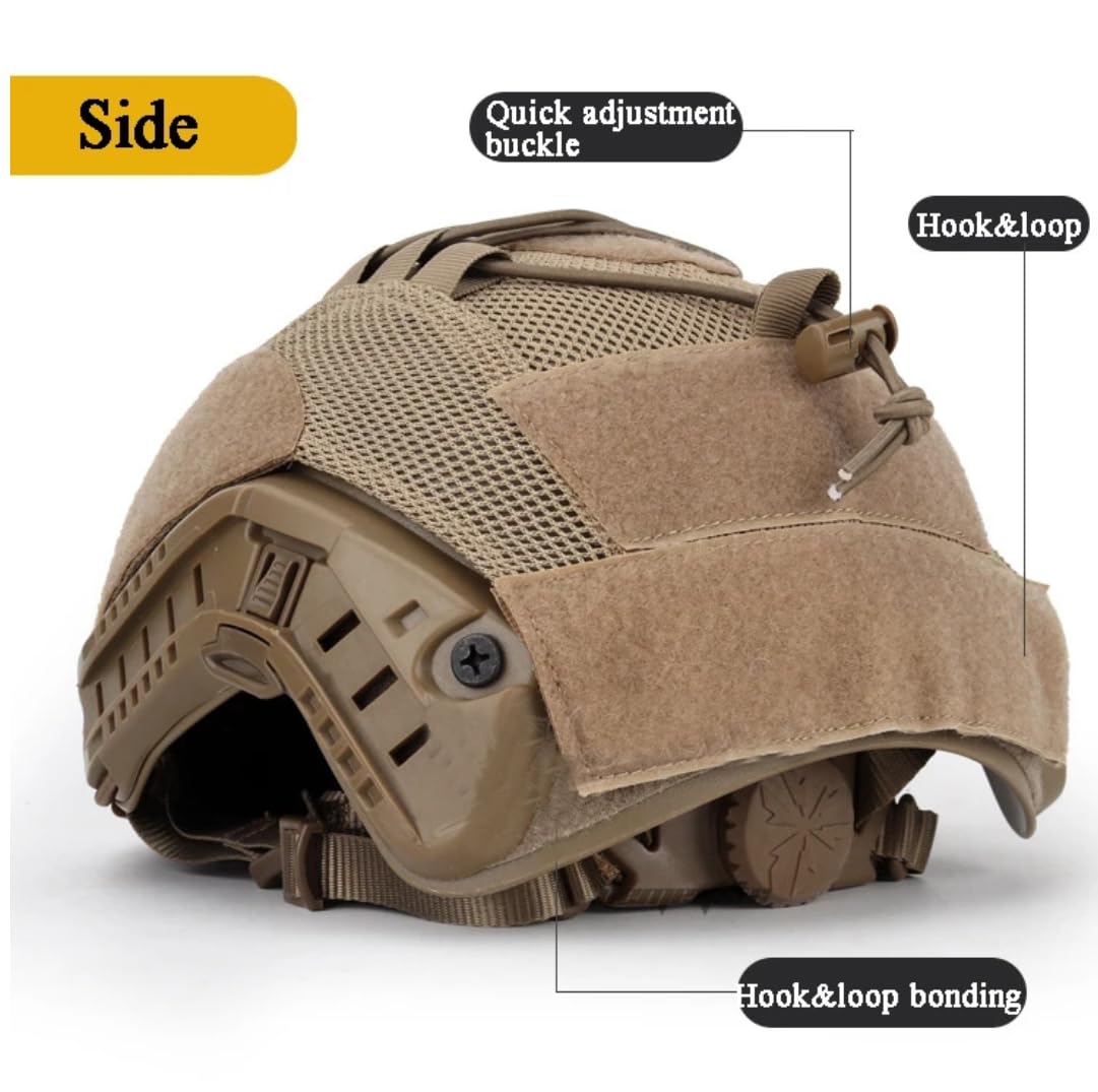 Funda táctica para Casco Airsoft Paintball Caza Tiro CS