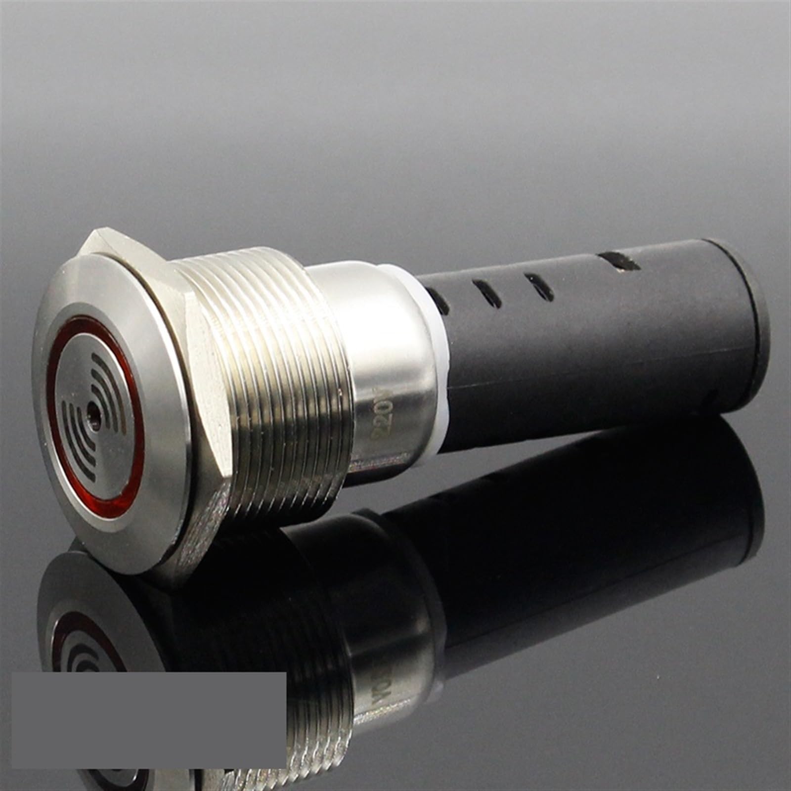Buzzer intermittent 22mm en métal avec signalisation LED