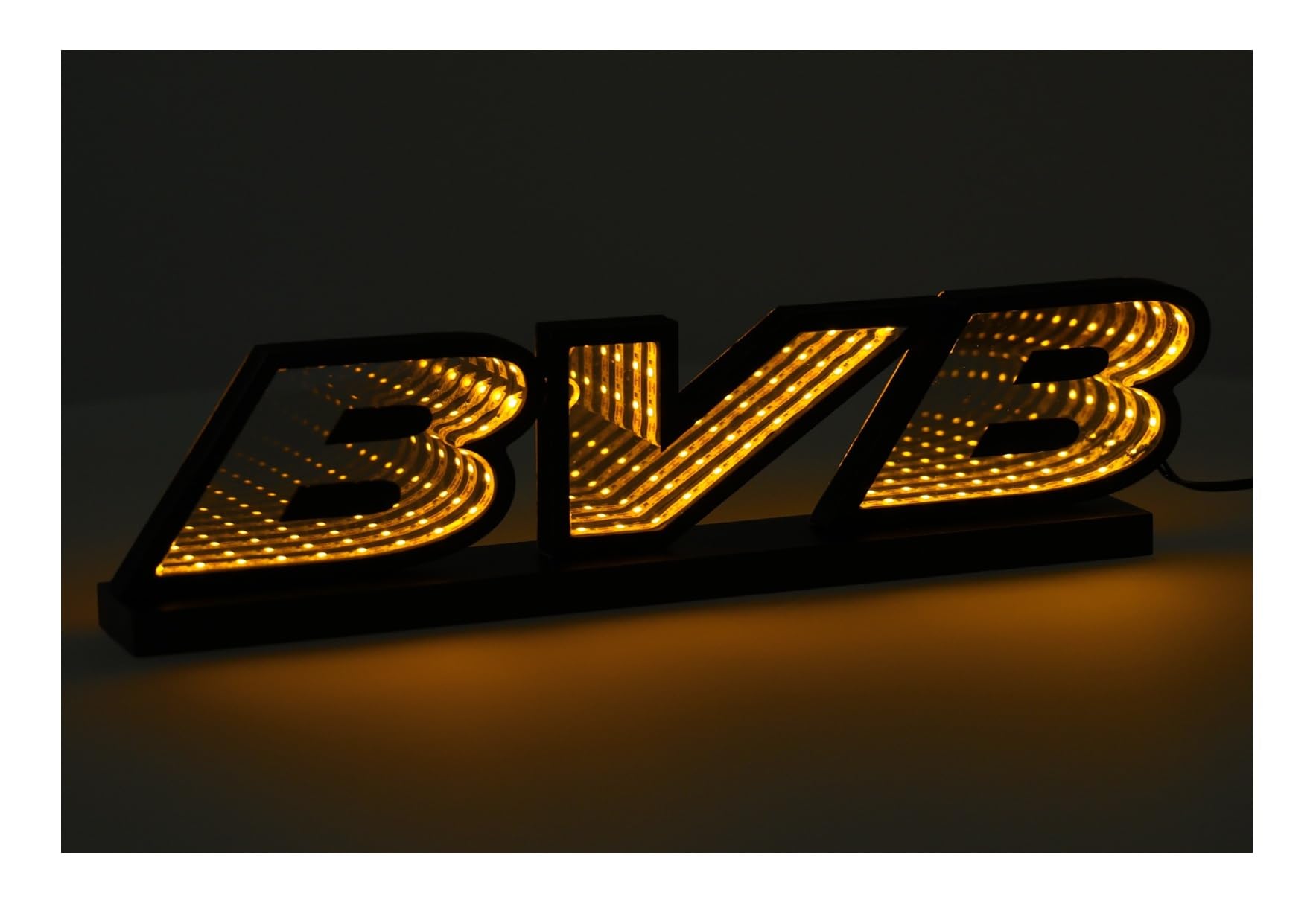 Dortmund Borussia LED Licht - BVB - Dekoleuchte Schriftzug | Lichtdekoration - Plus Lesezeichen Wir lieben Fußball