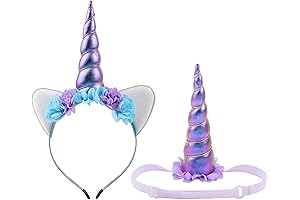 Enchanted Blue Unicorn Headband: A Magical Accessory for Dreamers