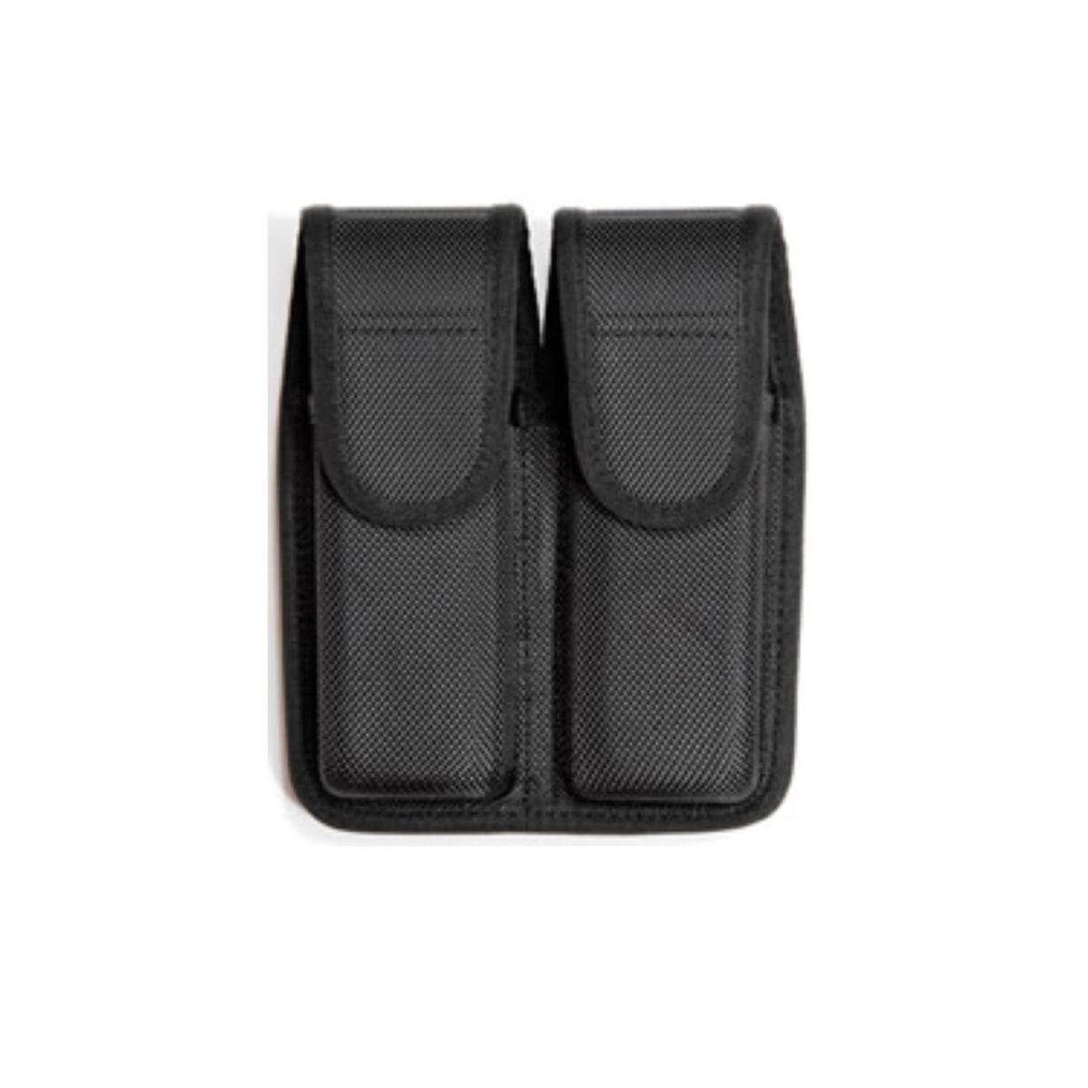 Hero's Pride Ballistic Closed Single/Double Magazine Case, Nylon Magazine Pouch for Duty Belt, Compatible with Most .380, 9mm & 40 Cal for Glock, S&W M&P, Sigma Pistols