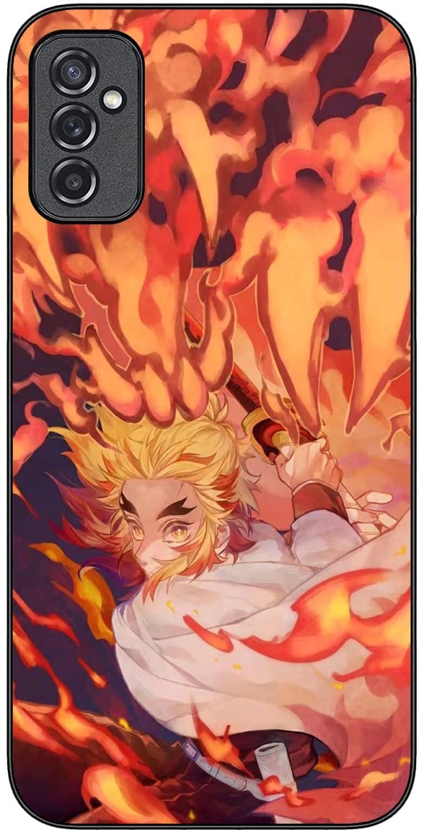 Compatible with Samsung Galaxy M52 5G Case Sla'yer Rengok'u Gift De'mon 708 Man Boys Girls Cartoon Cool Design Soft TPU Phone Case