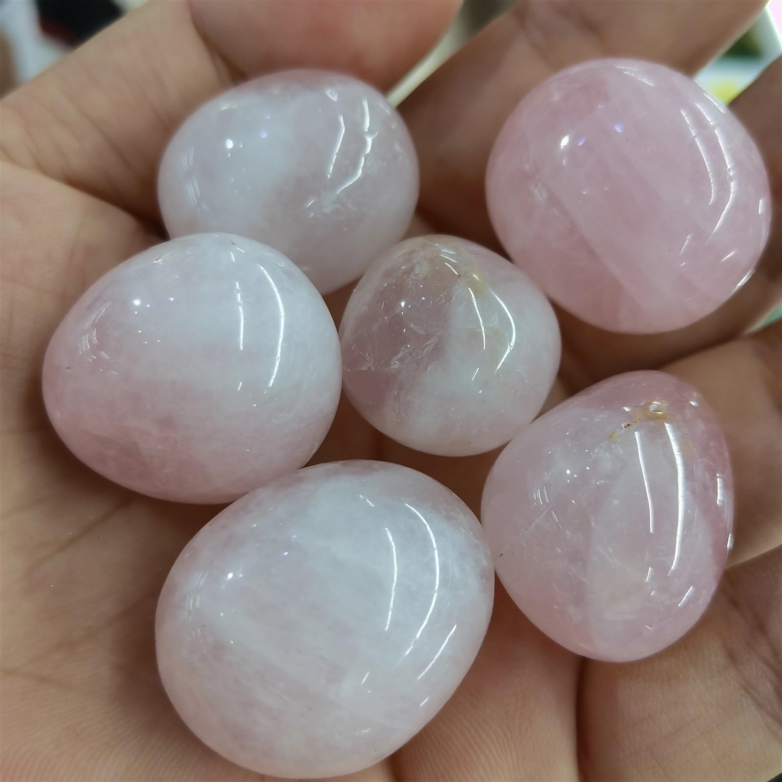 AtkitS Decorazioni for acquari in Pietra Naturale in Pietra Rosa, Cristal, Arredamento for la casa Home Decor(1000g)