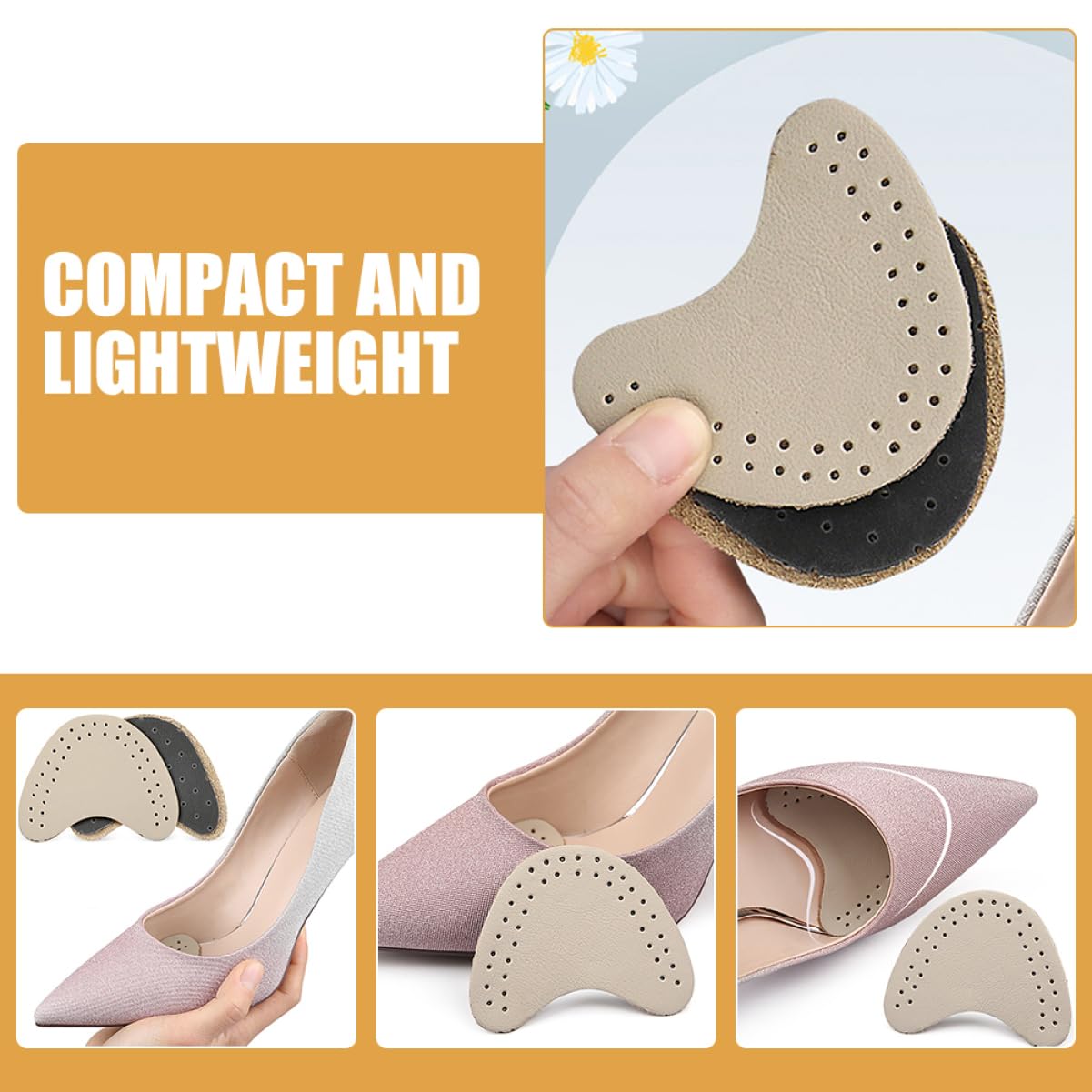 FRCOLOR 5 Sets Bequeme Material-einlegesohlen – High Heel-schuhpolster Für Damen Und Herren 8 Paar X 5