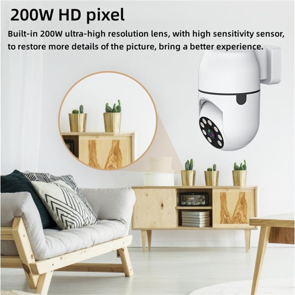 Ring Floodlight CAM Wired Pro, telecamera di sicurezza con lampadina, funzione di visione notturna a colori, rilevamento del movimento, citofono vocale bidirezionale