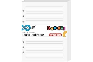 Koogel A5 Premium 6-Ring Binder Punch