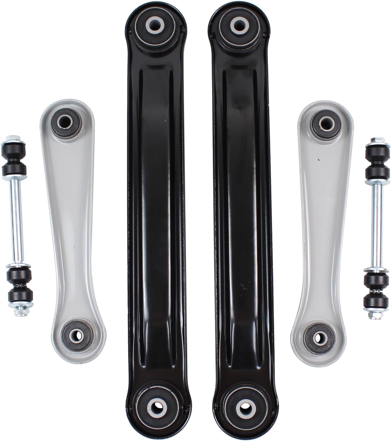 Rear Upper Lower Suspension Control Arm Sway Bar Stabilizer Link Kit for Ford Crown Victoria 1998-2011, Lincoln Town Car 1998-2011, Mercury Grand Marquis 1998-2011
