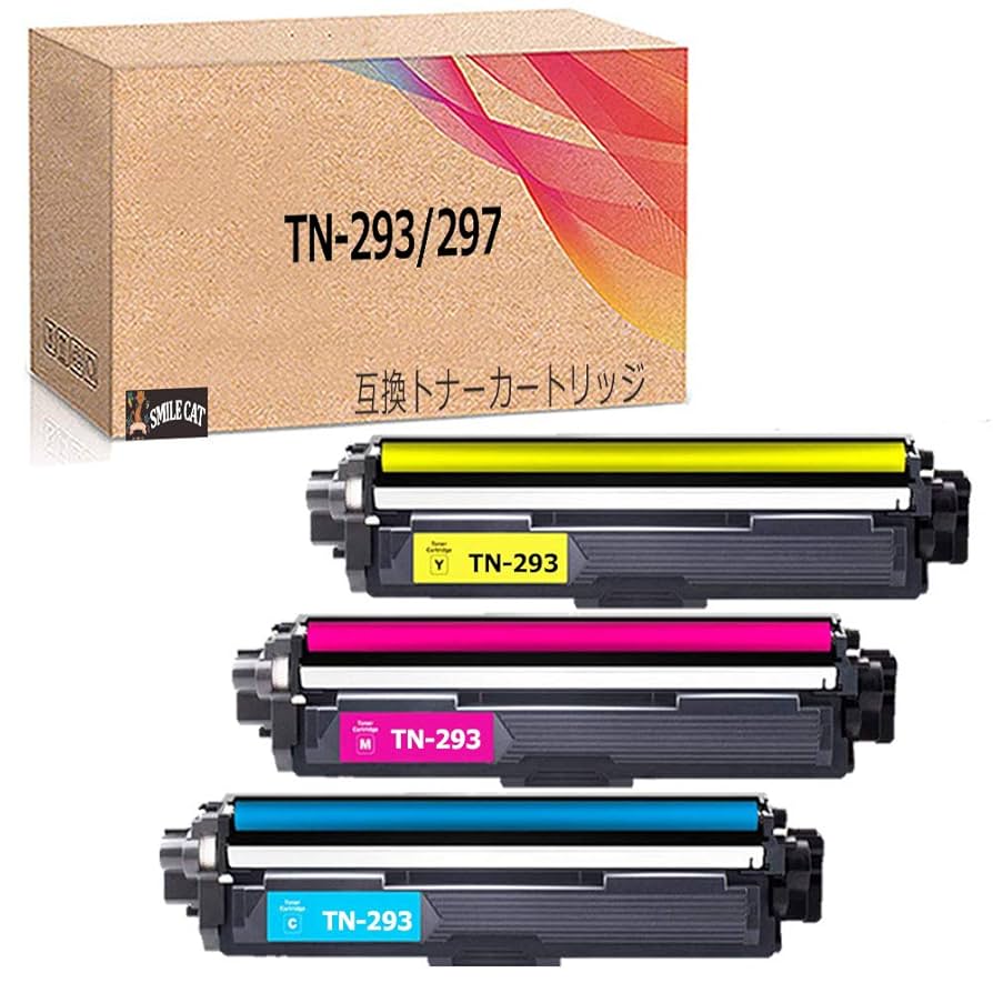 Brother TN-293 トナーカートリッジ 3色セット Amazon.co.jp: TN-293/297 ブラザー用 3色セット(C/M/Y） 大容量