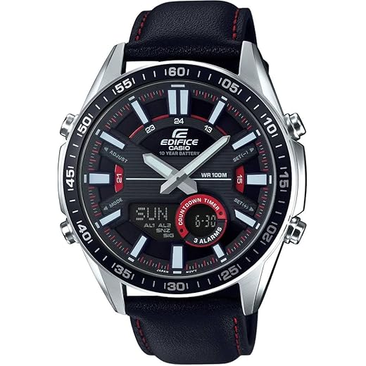 Relógio Casio Edifice Cronógrafo Analógico Masculino EFV-C100L-1AVDF