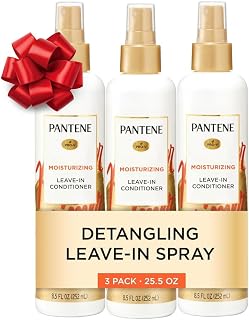 Pantene Pro-V Repair & Protect Detangler Spray, Leave-In Conditioner for Damaged Hair, Antioxidant Boost, Sulfate-Free, Smooth Shine, 3x8.5oz
