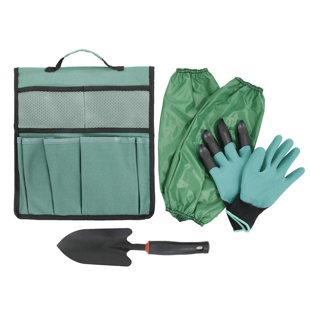Juego de Bolsas Laterales para Herramientas de jardín Bolsa Colgante para jardín de Cama Plana para jardín