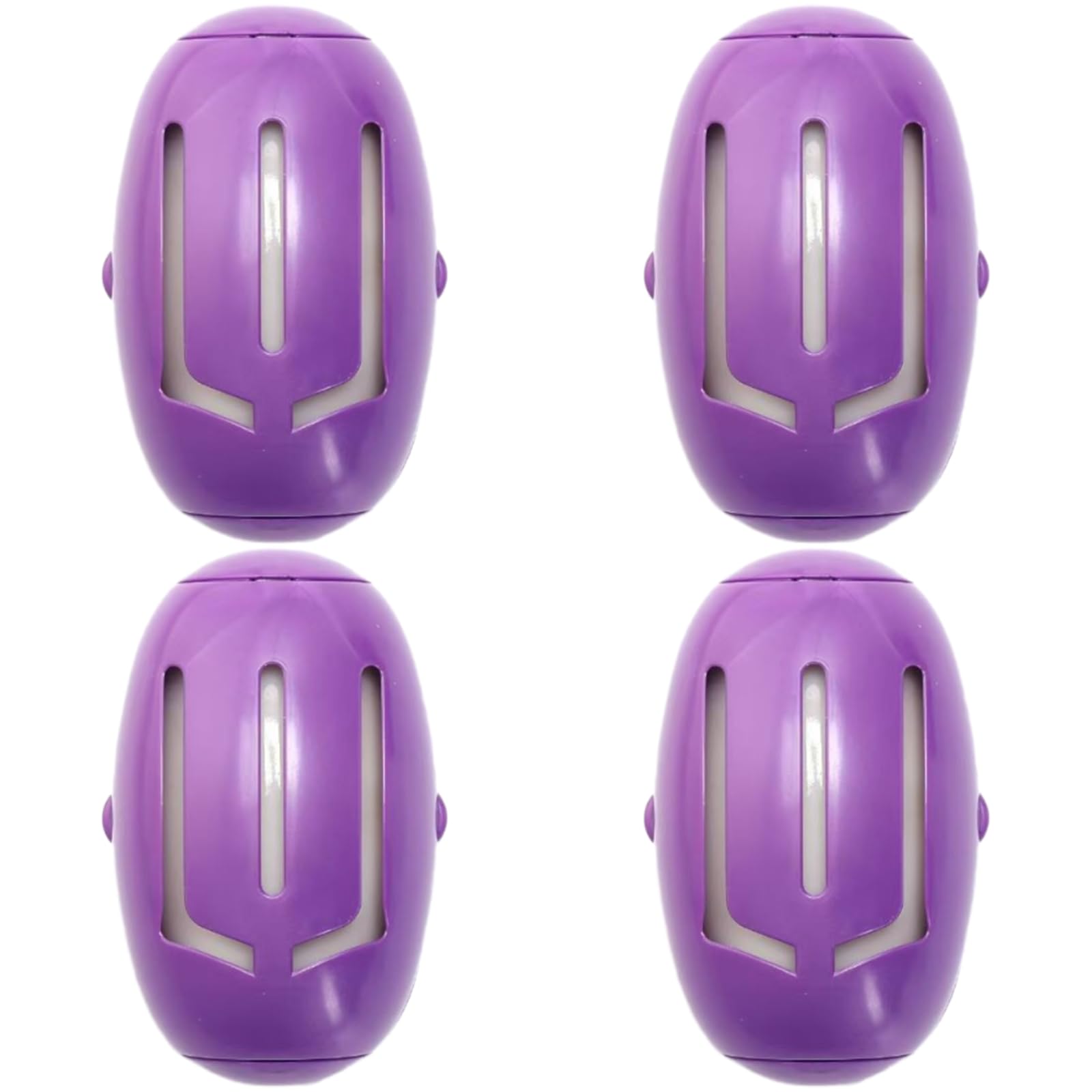 Kalttoy Purple Washable 4Pc Lint Rollers For Pet Hair Removal, Strong Adhesive Rollers Furniture Car Upholstery Household Lint Cleaner